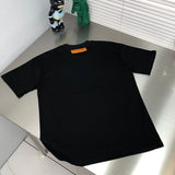 Front view of Louis Vuitton cotton t-shirt with logo-detail design