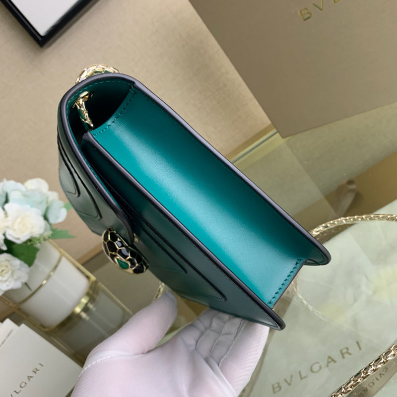 Classic Vegan Leather Handbag - Statement Silhouette | Women's Statement Accessory #1684 - alternate angle view (image 8) of designer-inspired handbag