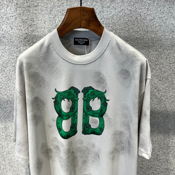Balenciaga t-shirt detail view — premium authentic designer style