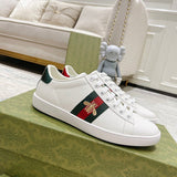 Gucci two-tone luxury sneakers view 11 breathable knit upper