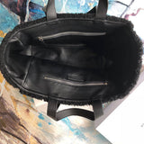 Refined Vegan Leather Handbag - Polished Finish | Women's Premium Handbag #950 - styled full view (image 7) of designer-inspired handbag