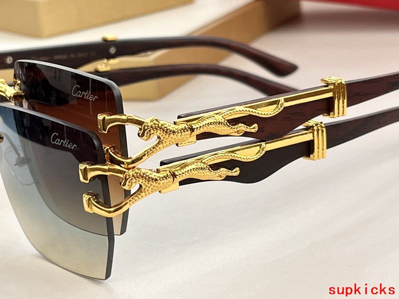 Lifestyle view of Cartier unisex sunglasses