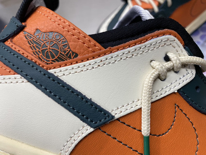 Nike sneakers detailed view showing premium designer craftsmanship