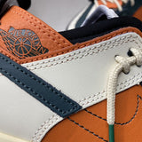 Nike sneakers detailed view showing premium designer craftsmanship