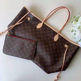 Side profile of modern classic women's handbag – women's statement bag