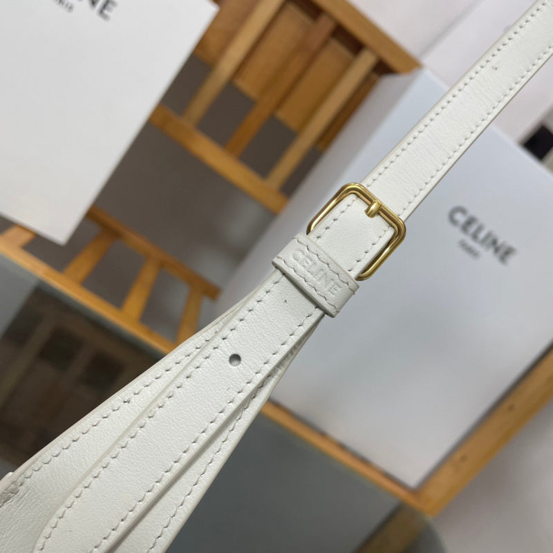 Side profile of chic structured women's handbag – women's everyday handbag