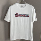 Front view of Moncler luxury clothing with contemporary cut