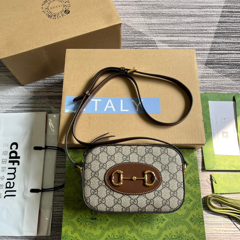 Top view of classic signature women's handbag – women's luxury handbag