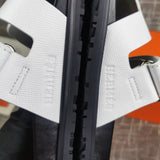 Hermes sandals Style 127 - logo and branding close-up