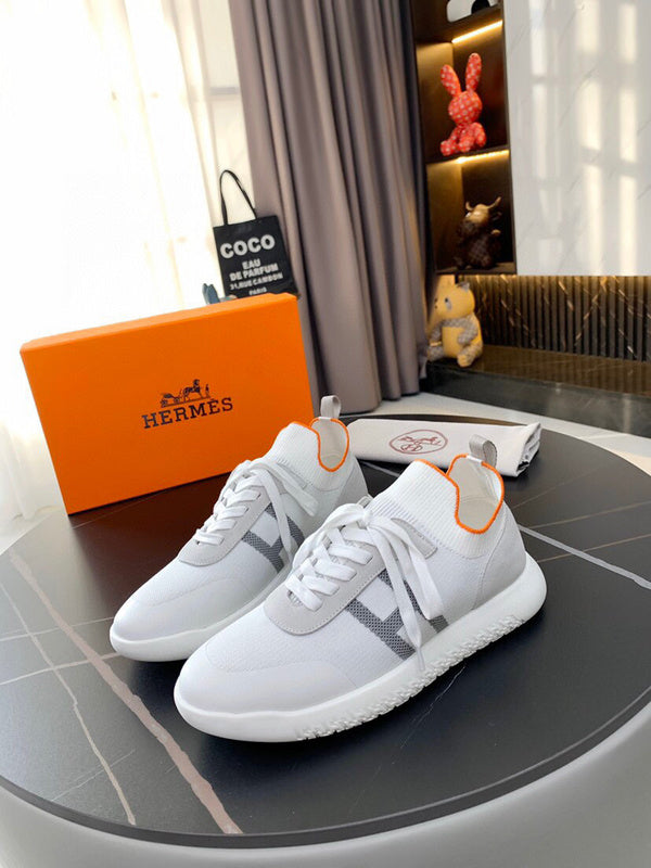 Hermes shoes Style 190 - front view, handcrafted italian detailing