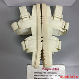 Dior Nude Chunky Platform Sneakers - Sole Detail View