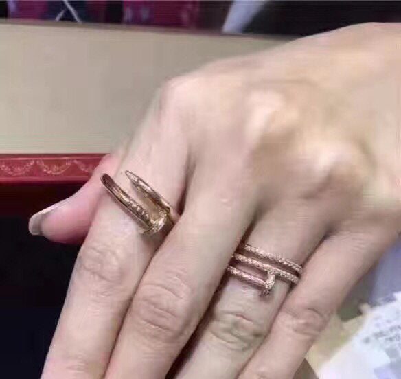 Angled view of Cartier unisex jewelry piece