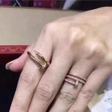Angled view of Cartier unisex jewelry piece