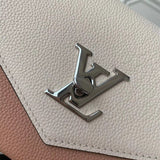 Close-up detail of chic classic women's handbag – women's luxury handbag