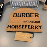 Close-up detail view of Burberry unisex cap