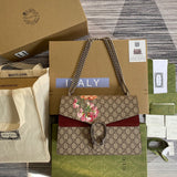 Front view of refined elevated women's handbag – women's designer-style accessory