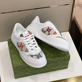 Gucci sneakers detailed view showing premium designer craftsmanship