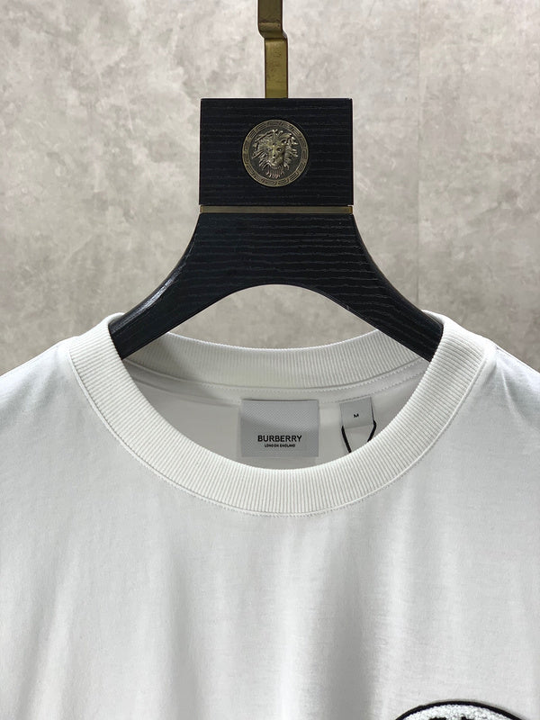 Burberry t-shirt close-up — premium authentic designer style