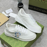 Gucci sneakers detailed view showing premium designer craftsmanship