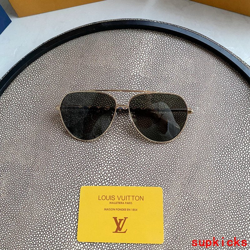Side view of Louis Vuitton unisex sunglasses