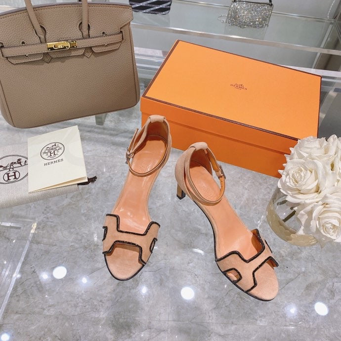 Hermes shoes Style 370 - close-up of premium designer craftsmanship