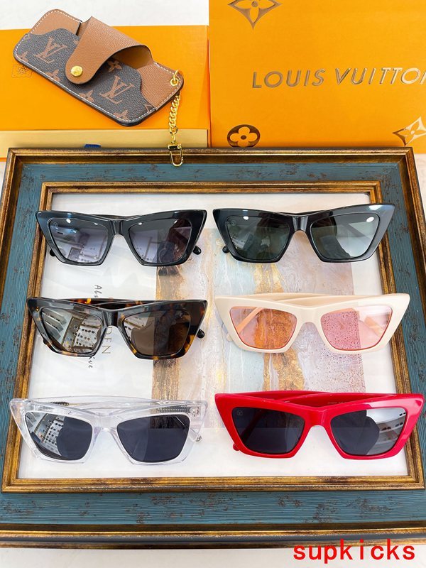 Lifestyle view of Louis Vuitton unisex sunglasses