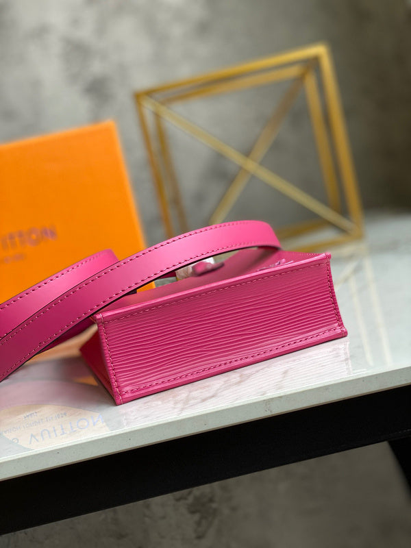 Back view of everyday-luxe classic women's handbag – women's statement bag