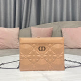 Back view of modern sleek women's handbag – women's designer-style accessory