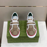 Gucci neutral cream luxury sneakers view 10 sleek tonal finish