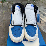 Nike neutral cream luxury sneakers view 5 signature lace-up style