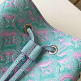 Back view of statement chic women's handbag – women's designer-style accessory