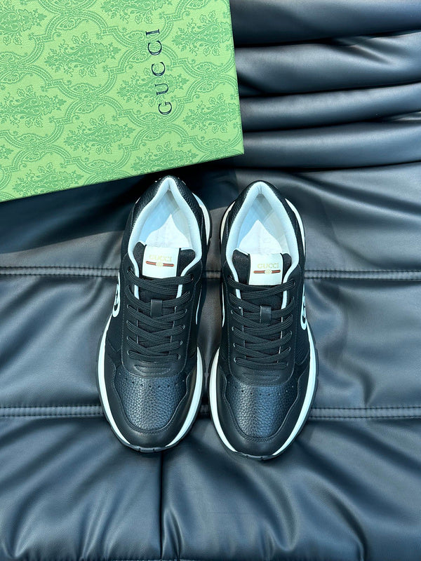 Gucci neutral cream luxury sneakers view 9 streetwear statement look