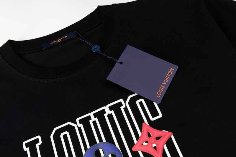 Flat lay presentation of Louis Vuitton cotton t-shirt with everyday silhouette