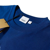Close-up of Burberry t-shirt craftsmanship