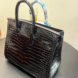 Close-up detail of classic bag design