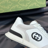 Gucci muted earth tones luxury sneakers view 9 heritage-inspired look