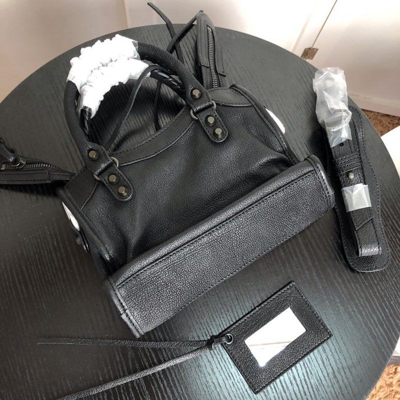 Back view of elevated classic women's handbag – women's designer-style accessory
