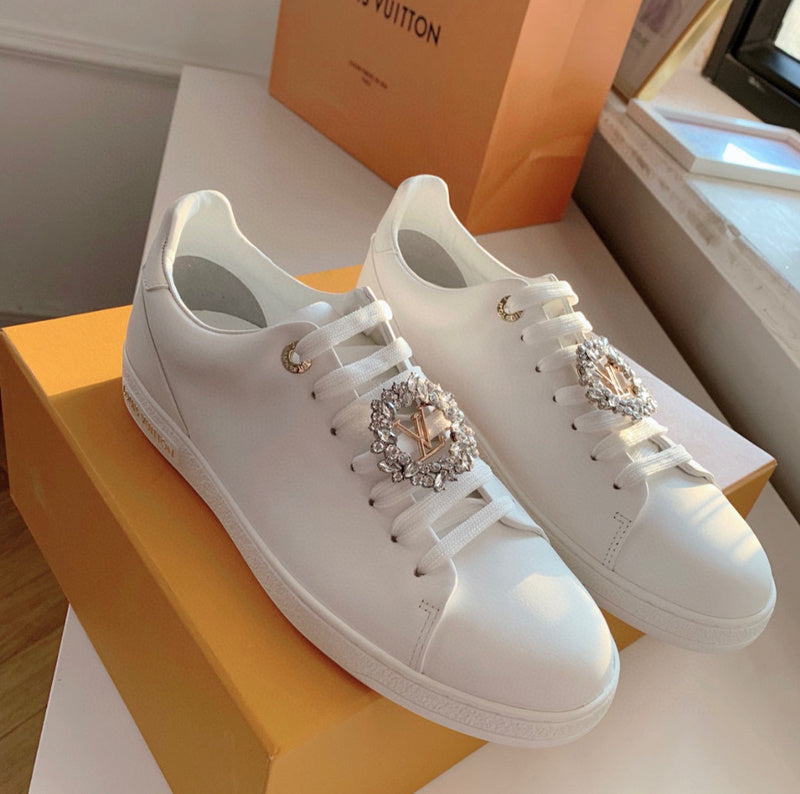Louis Vuitton luxury shoes close-up — premium authentic designer style