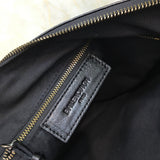 Refined Faux Leather Handbag - Understated Luxury Look | Women's Statement Accessory #197 - back view (image 4) of designer-inspired handbag