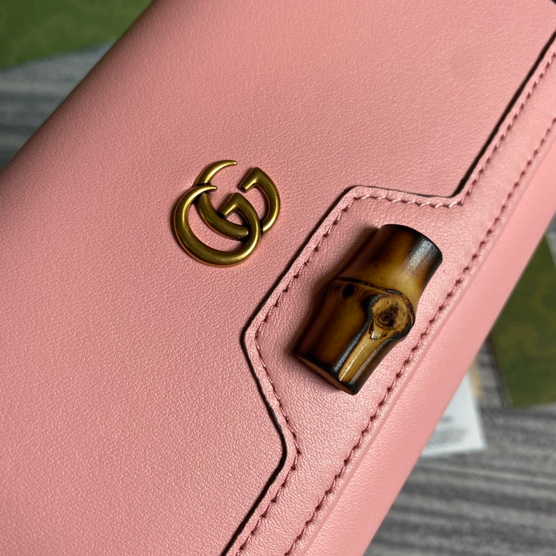 Back view of modern premium women's handbag – women's luxury accessory