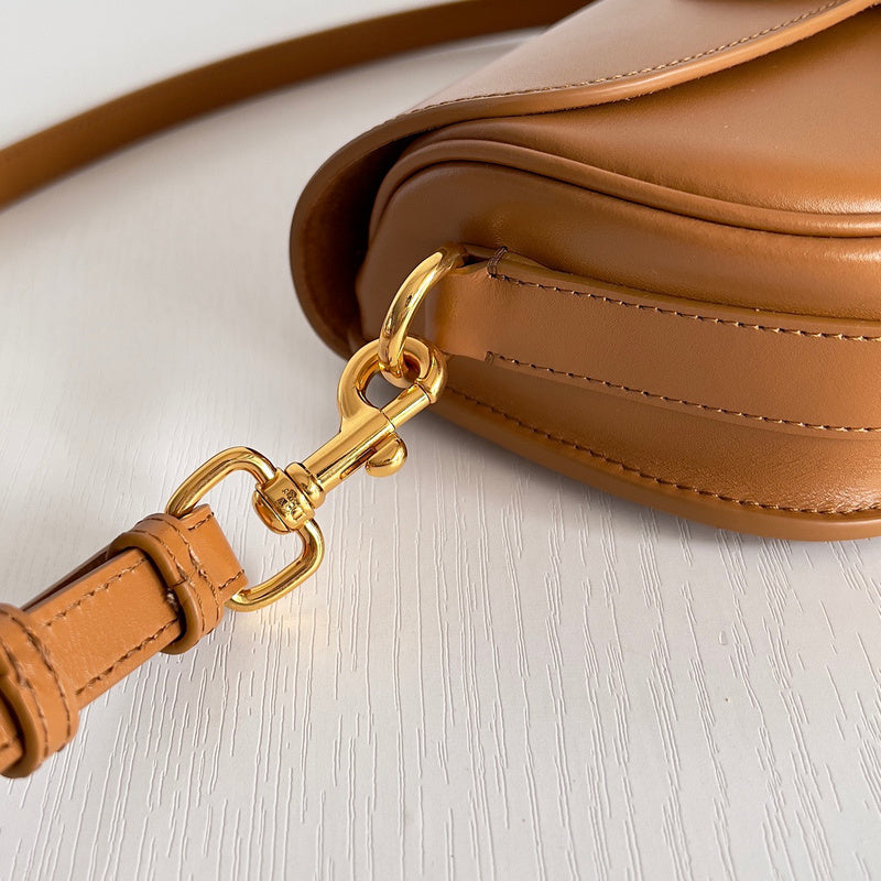 Top view of premium sleek women's handbag – women's luxury accessory