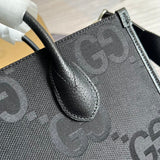 Back view of classic structured women's handbag – women's premium purse