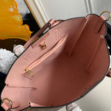 Top view of classic signature women's handbag – women's luxury handbag