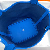 Side view of elegant structured handbag