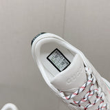 Gucci soft grey luxury sneakers view 4 classic court silhouette