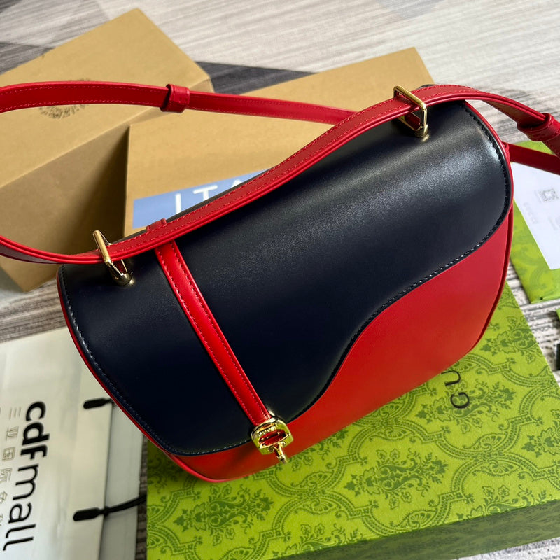 Interior view of statement structured women's handbag – women's designer-style accessory