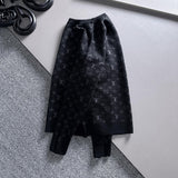 Back view of Louis Vuitton luxury clothing with logo-detail design