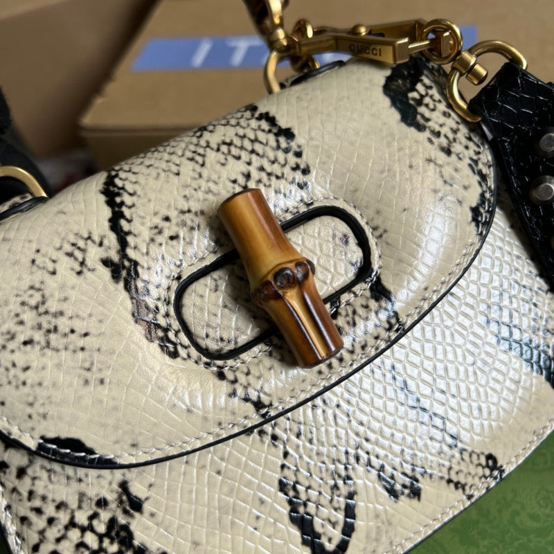 Back view of statement modern women's handbag – women's everyday handbag