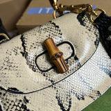 Back view of statement modern women's handbag – women's everyday handbag