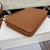 Back view of premium signature women's handbag – women's premium purse